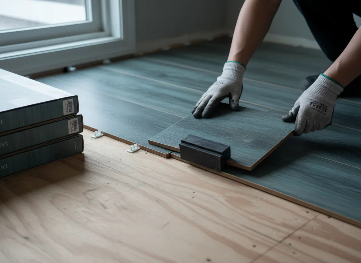 Luxury Vinyl Plank Installation company in Bondville, IL